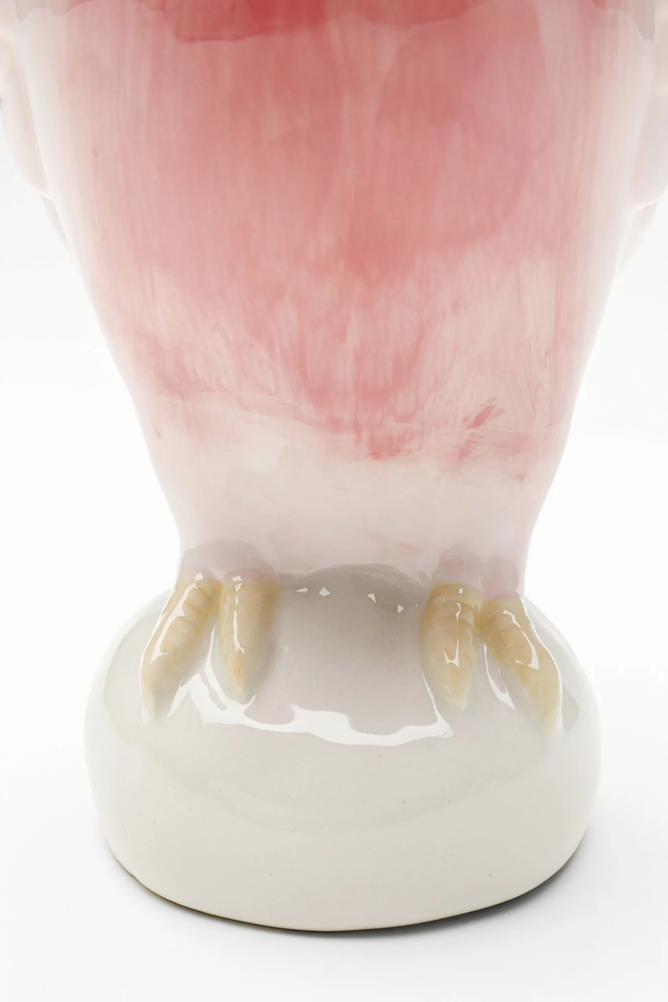 Online KARE Design Karafka ceramiczna biało-różowa egzotyczny ptak 30 cm - KARE