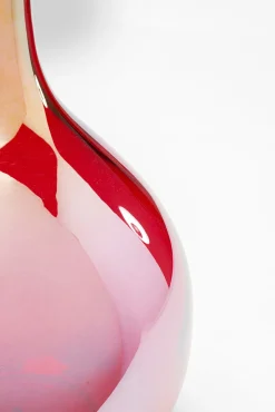 Sale KARE Design Karafka dekoracyjna czerwona ręcznie dmuchane szkło Ø21x47 cm - KARE