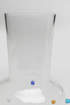 Best KARE Design Karafka szklana transparentna wzór kolorowe kulki 755 ml - KARE