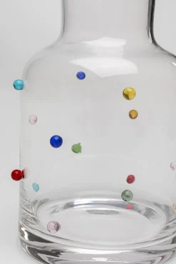 Best KARE Design Karafka szklana transparentna wzór kolorowe kulki 755 ml - KARE