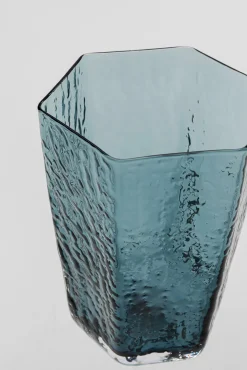 Discount KARE Design Kieliszek do białego wina szklany niebieski 300 ml 22 cm - KARE