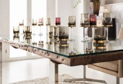 Outlet KARE Design Kieliszek do czerwonego wina Innocent ∅8x23 cm przydymiony - KARE