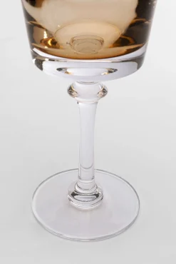 Fashion KARE Design Kieliszek do czerwonego wina Mimi Amber 21cm - KARE