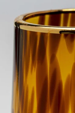 Sale KARE Design Kieliszek do szampana brązowy 210 ml nóżka transparentna - KARE