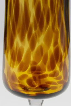 Sale KARE Design Kieliszek do szampana brązowy 210 ml nóżka transparentna - KARE