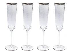 Sale KARE Design Kieliszek do szampana Hommage 5x26 cm transparentny - KARE