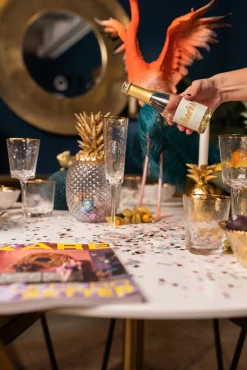 Sale KARE Design Kieliszek do szampana Hommage 5x26 cm transparentny - KARE