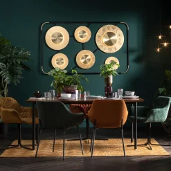 Outlet KARE Design Kinkiet Disc 185x110 cm złoty - KARE