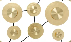 Outlet KARE Design Kinkiet Disc 185x110 cm złoty - KARE