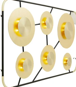 Outlet KARE Design Kinkiet Disc 185x110 cm złoty - KARE