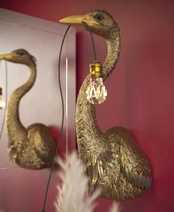 Best KARE Design Kinkiet Heron 26x62 cm złoty - KARE