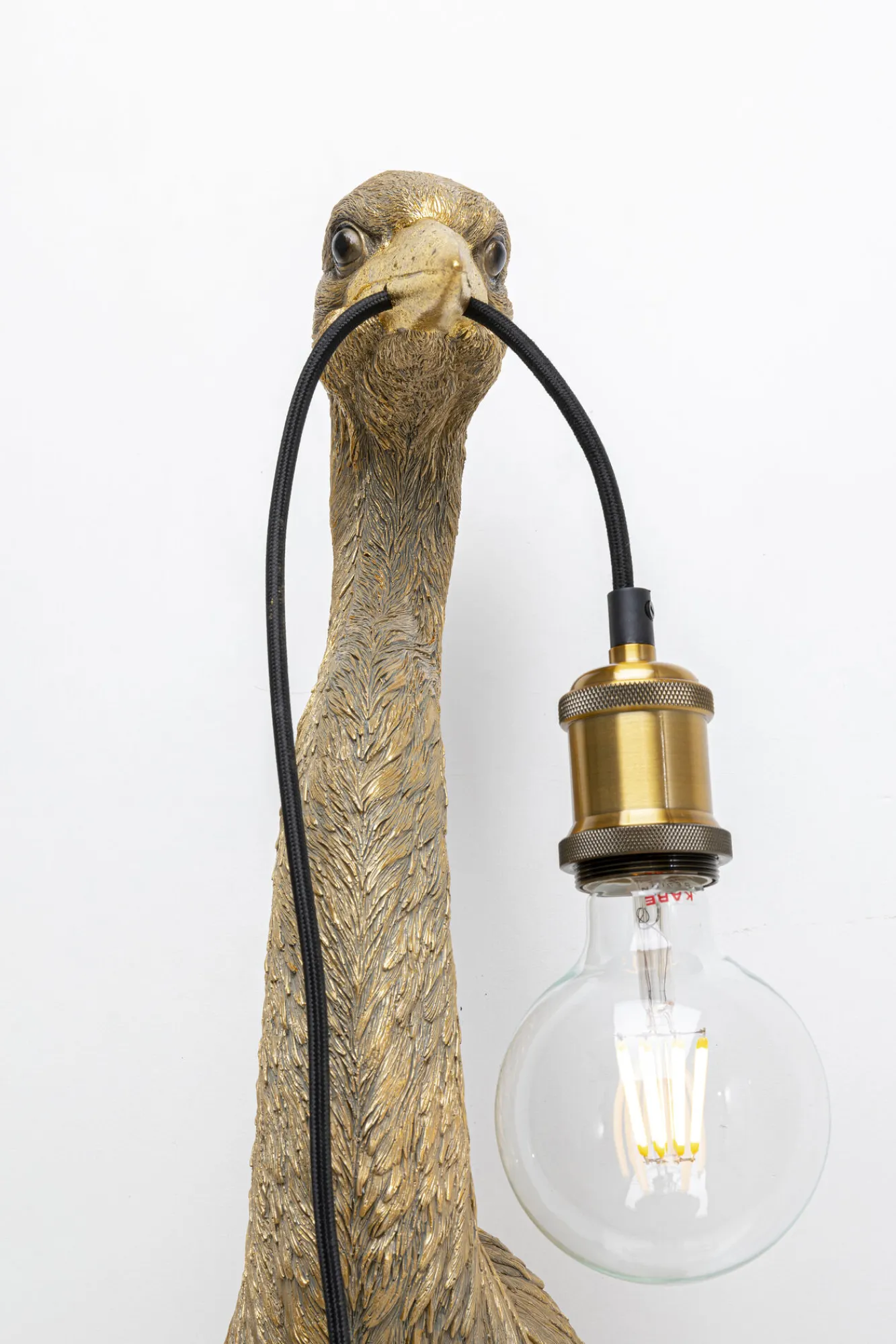 Best KARE Design Kinkiet Heron 26x62 cm złoty - KARE