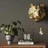 Clearance KARE Design Kinkiet Tiger Head 34x38 cm złoty - KARE