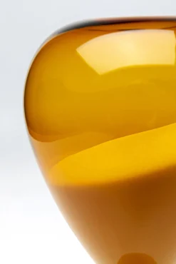 Sale KARE Design Klepsydra szklana bursztynowa Ø14x36 cm - KARE