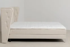 Hot KARE Design Łóżko Benito Moon 180x200 cm kremowe - KARE