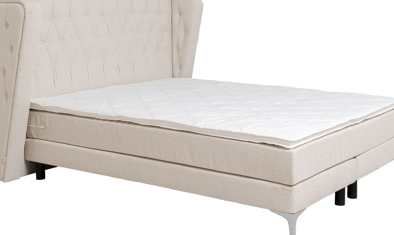 Clearance KARE Design Łóżko Benito Moon 160x200 cm kremowe - KARE