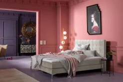 Online KARE Design Łóżko Benito Star 180x200 cm kremowe - KARE