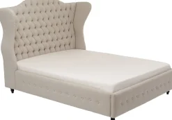 Fashion KARE Design Łóżko City Spirit 180x200 cm beżowe - KARE