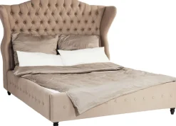 Outlet KARE Design Łóżko City Spirit 160x200 cm beżowe - KARE