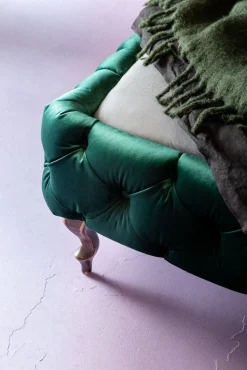 New KARE Design Łóżko Desire Velvet 180x200 cm zielone - KARE