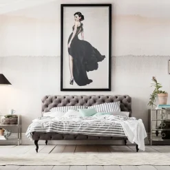 Sale KARE Design Łóżko Desire 180x200 cm szare - KARE