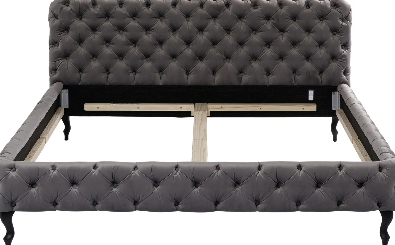 Sale KARE Design Łóżko Desire 180x200 cm szare - KARE