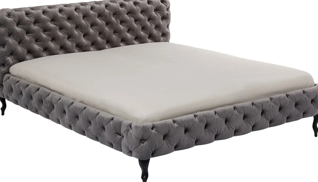 Sale KARE Design Łóżko Desire 180x200 cm szare - KARE