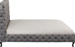 Discount KARE Design Łóżko Desire 160x200 cm wysokie szare - KARE