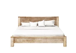 Fashion KARE Design Łóżko Puro 180x200 cm drewniane - KARE