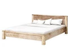 Fashion KARE Design Łóżko Puro 180x200 cm drewniane - KARE