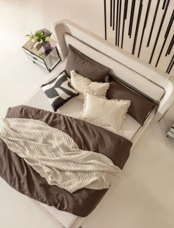 Fashion KARE Design Łóżko Tivoli 180x200 cm ecru - KARE