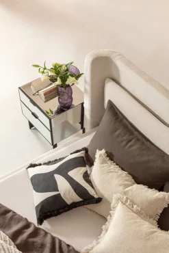 Fashion KARE Design Łóżko Tivoli 180x200 cm ecru - KARE