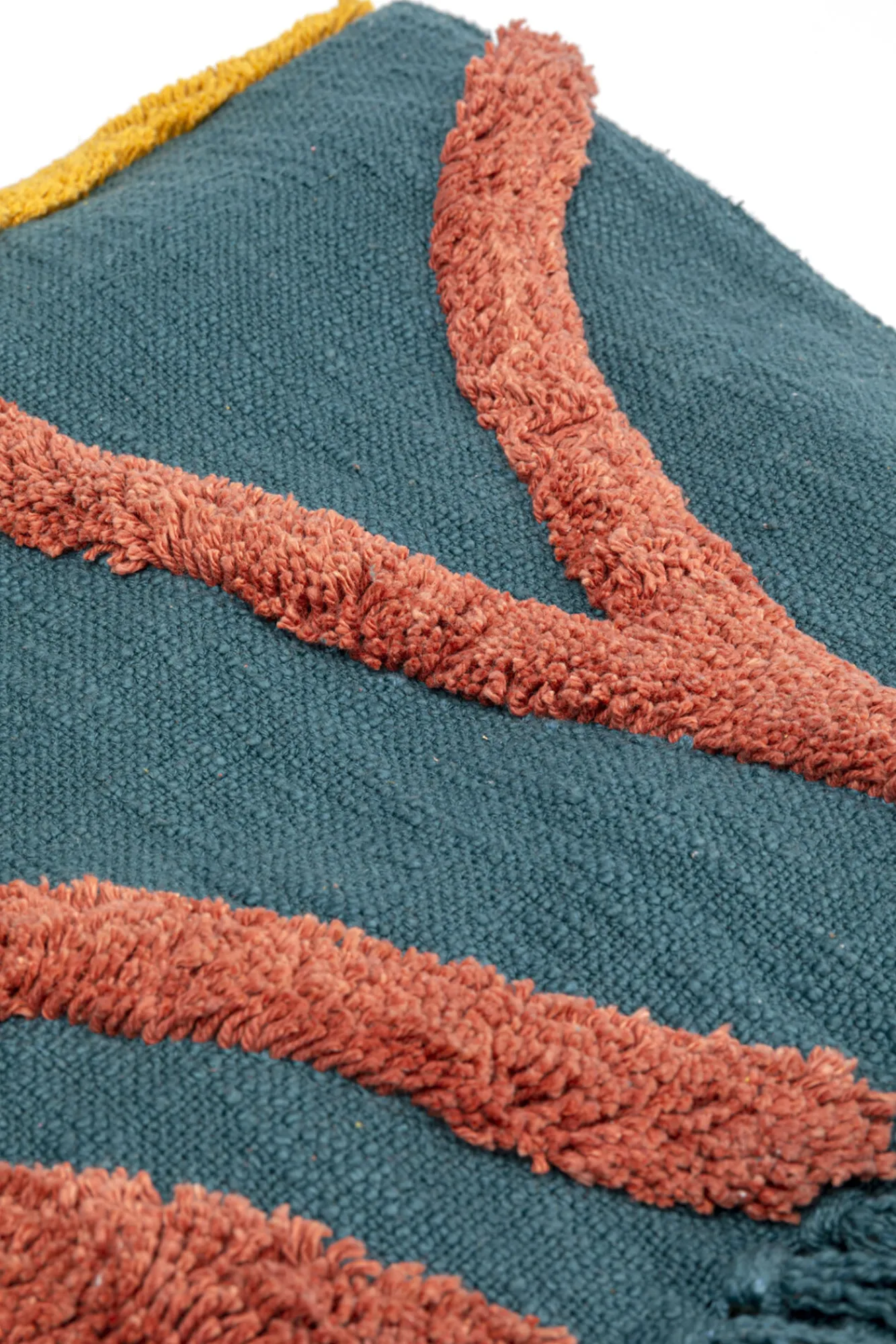 Outlet KARE Design Koc bawełniany z kolorową dekoracją 200x150 cm - KARE