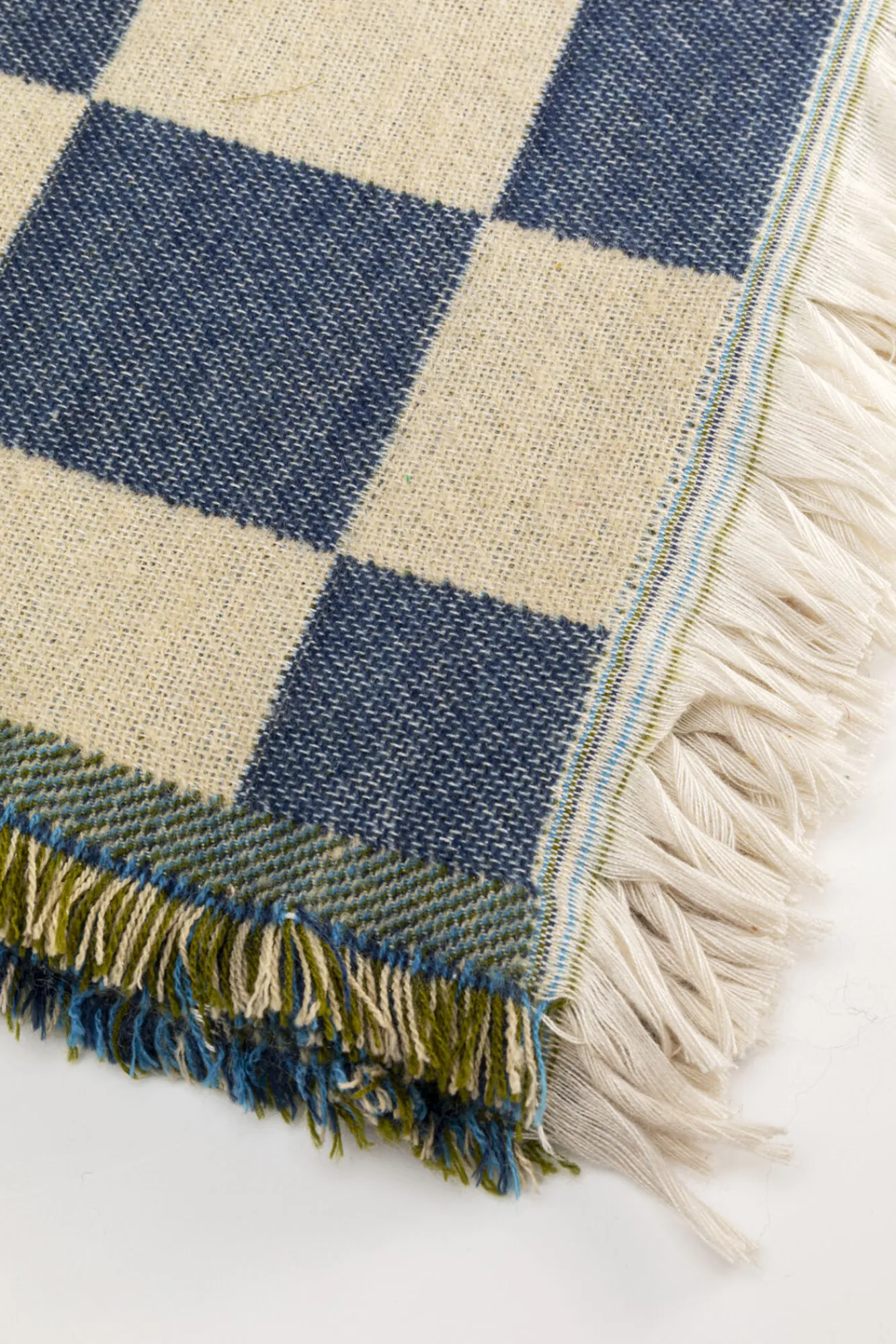 New KARE Design Koc Checker Blue Green 170x130cm - KARE