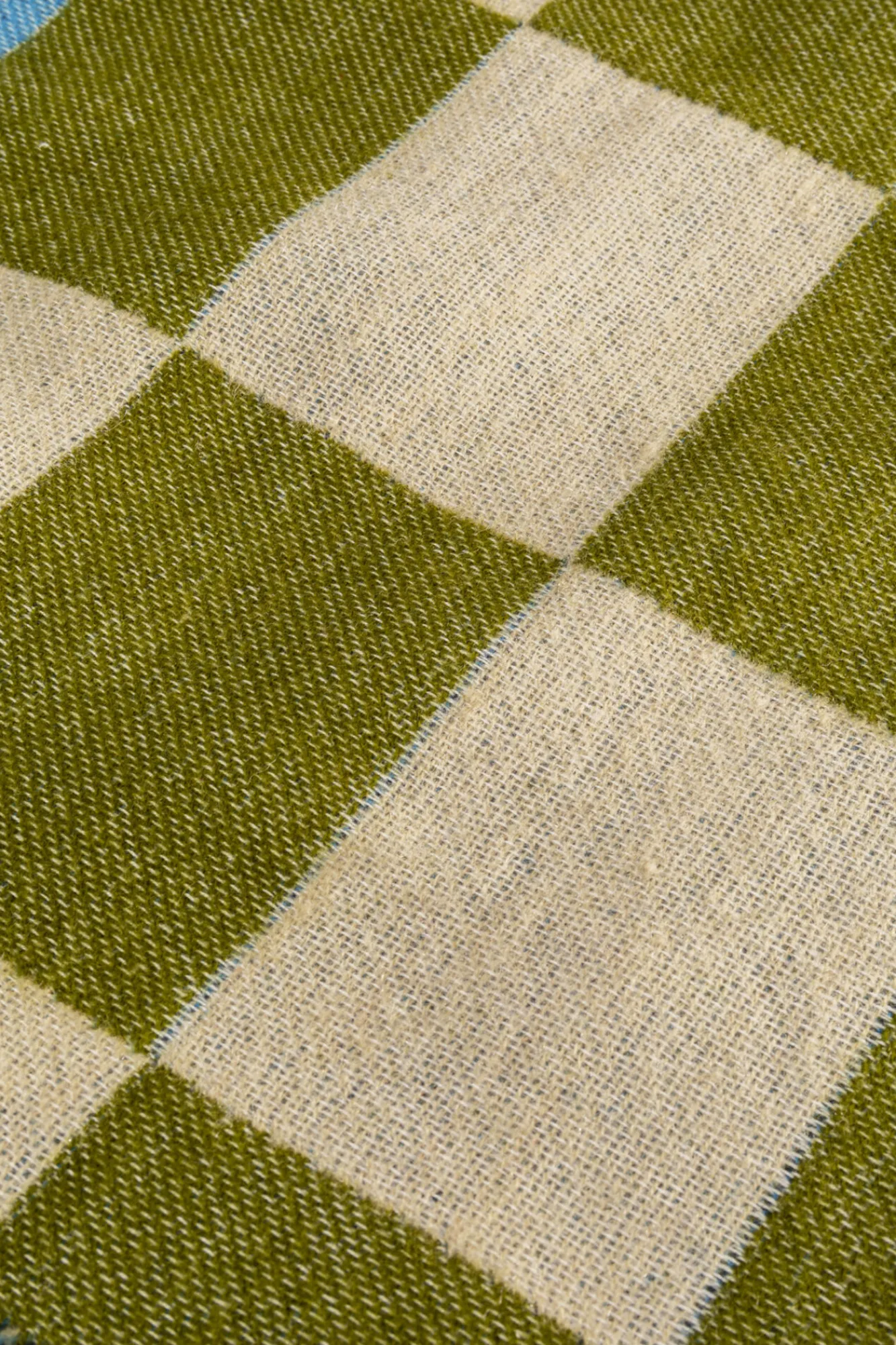 New KARE Design Koc Checker Blue Green 170x130cm - KARE