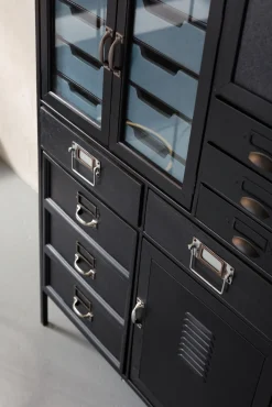 Sale KARE Design Komoda Art Factory 77x133 cm czarna - KARE