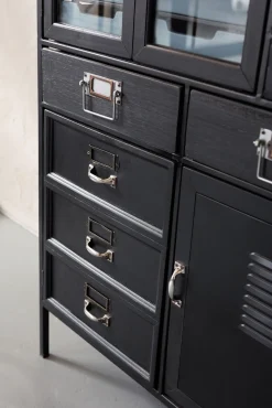 Sale KARE Design Komoda Art Factory 77x133 cm czarna - KARE