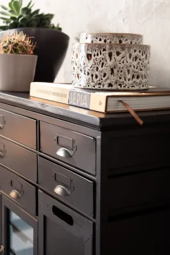 Sale KARE Design Komoda Art Factory 77x133 cm czarna - KARE