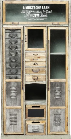 Sale KARE Design Komoda Barber Shop 81x162 cm drewniana - KARE