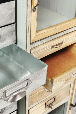 Sale KARE Design Komoda Barber Shop 81x162 cm drewniana - KARE