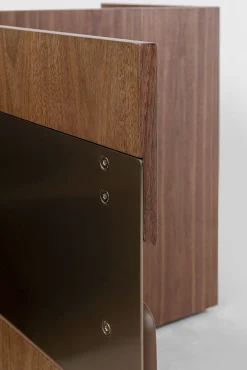 New KARE Design Komoda brązowa fornirowana 3-drzwiowa 200x76 cm - KARE