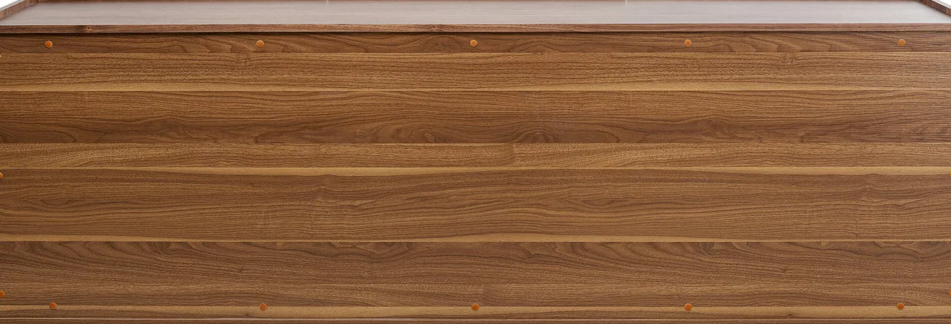 New KARE Design Komoda brązowa fornirowana 3-drzwiowa 200x76 cm - KARE