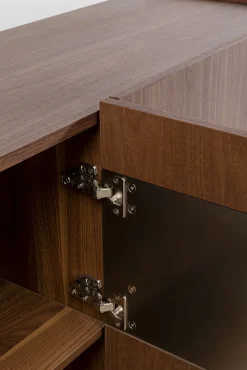 New KARE Design Komoda brązowa fornirowana 3-drzwiowa 200x76 cm - KARE