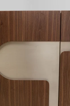 New KARE Design Komoda brązowa fornirowana 3-drzwiowa 200x76 cm - KARE