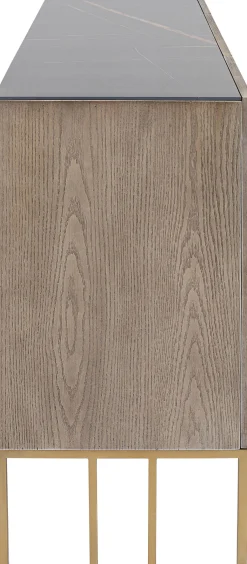 Fashion KARE Design Komoda Cesaro 160x75 cm naturalna - blat ceramika - KARE