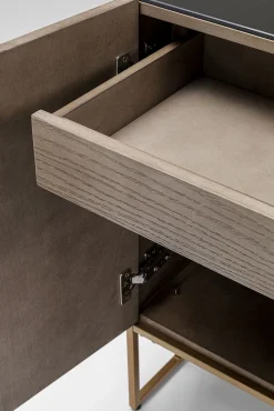 Fashion KARE Design Komoda Cesaro 160x75 cm naturalna - blat ceramika - KARE