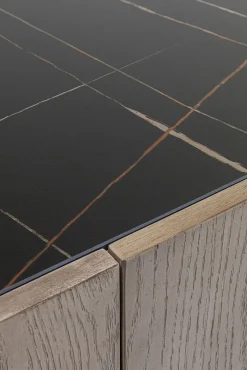 Fashion KARE Design Komoda Cesaro 160x75 cm naturalna - blat ceramika - KARE