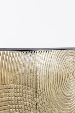 Outlet KARE Design Komoda Circulo 120x150 cm czarno-złota - KARE