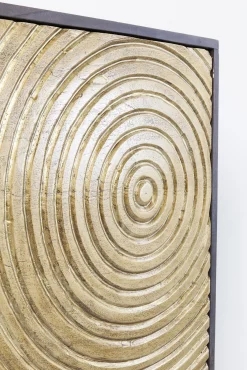 Outlet KARE Design Komoda Circulo 120x150 cm czarno-złota - KARE