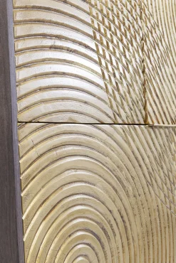 Outlet KARE Design Komoda Circulo 120x150 cm czarno-złota - KARE